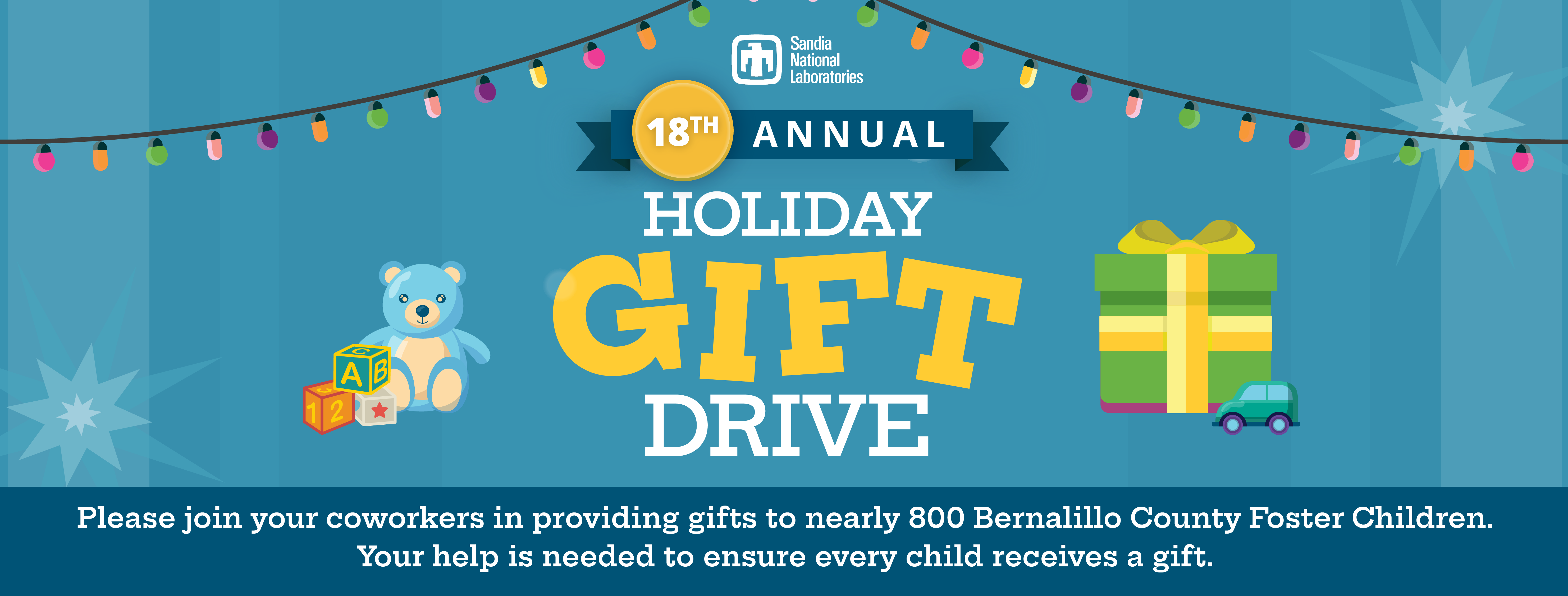 Sandia Labs Holiday Drive New Mexico Kids Matter